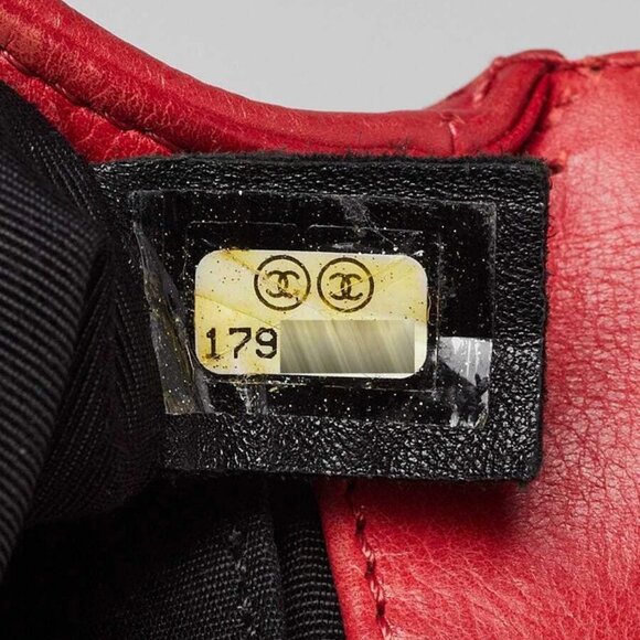 Chanel Red Quilted Lambskin Leather Medium Boy Bag - Picture 10 of 10